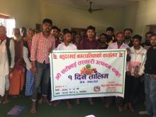 बहुदरमाई नगरपालिका अन्तर्गत वडा नं. 6 मा संचालित सतिमाई तरकारी उत्पादन समुह-1 मा तरकारी को बिउ,जैविक मल,जैविक जिंक, तथा बिषादी बितरण भएका केही झलकहरु....