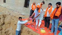 आज यहि मिती 2079 साल श्रावण 26 गते यस बहुदरमाई नगरपालिका अन्तर्गत वडा नं.4 मा अवस्थित श्री नेपाल राष्ट्रिय माध्यमिक बिधालय् बहुअरी पिडरीको आठ कोठे शिलान्यास् नगर प्रमुख श्री सिंगासन सा तेली ज्युद्वारा भएको हो। 