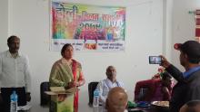  बहुदरमाई नगरपालिकाको सभाहलमा नगर प्रमुख श्री सिंगासन साह तेली ज्यु तथा उप-प्रमुख श्री सुष्मा कुमारी कुशवाहा ज्युको पहलकदमीमा यस होली मिलन समारोह