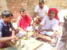 शिलान्यास कार्यक्रममा प्रमुख अतिथीको रुपमा नगर प्रमुख श्री सिंगासन साह तेली ज्यु 